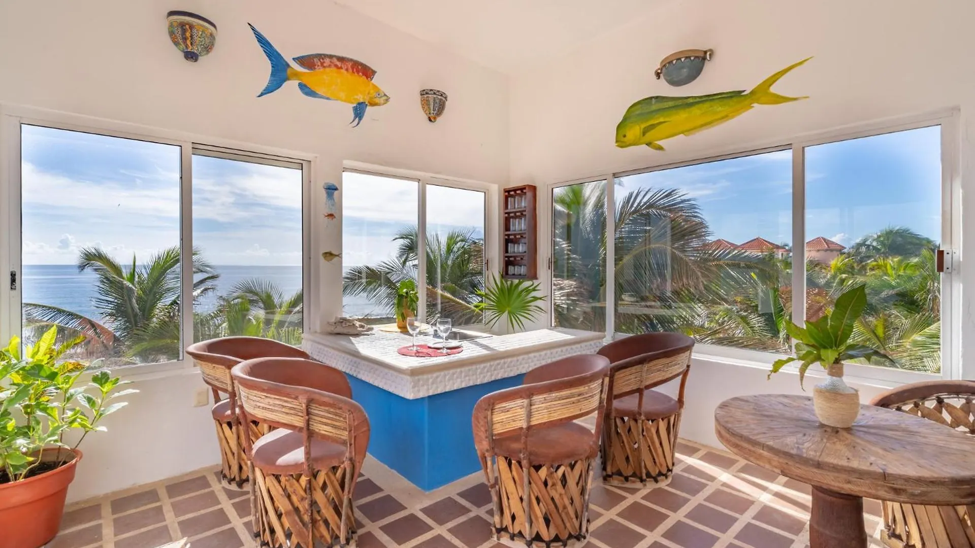 Casa Luna Ocean Front Home In Akumal Half Moon Bay 墨西哥