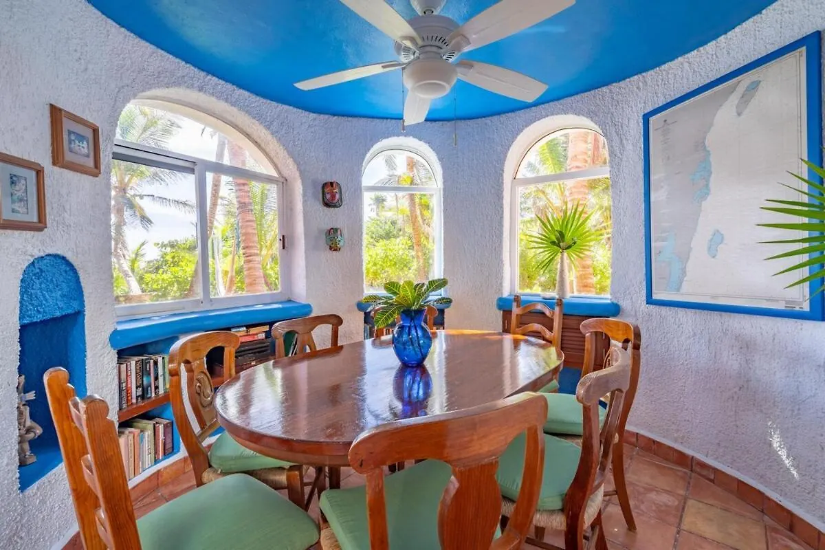 别墅 Casa Luna Ocean Front Home In Akumal Half Moon Bay 墨西哥